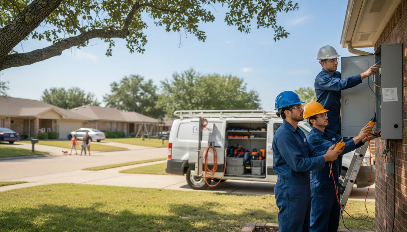 Certified electrician providing emergency electrical services in Mission, SD